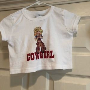 Brandy Melville Cowgirl Crop top
